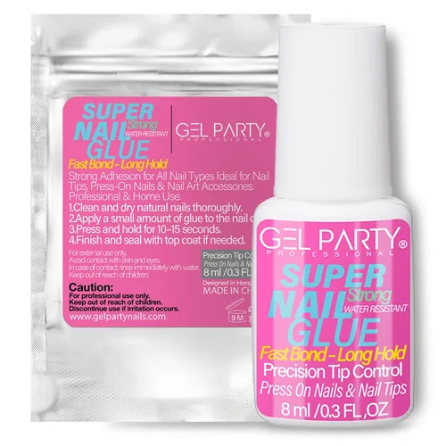 GEL PARTY Super Nail Glue with Brush, photo 1