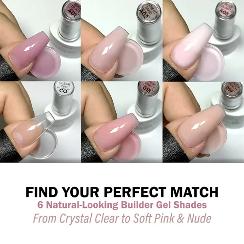 GEL PARTY Builder Gel in a Bottle – Set 01, photo 1