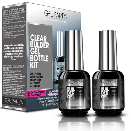 GEL PARTY Clear Builder Gel in a Bottle, photo 1