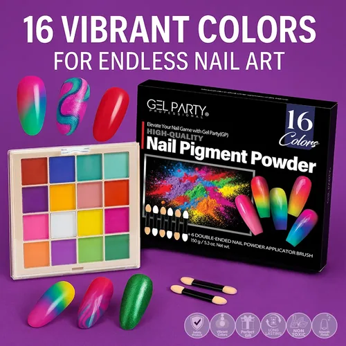 GEL PARTY Nail Pigment Powder, photo 1
