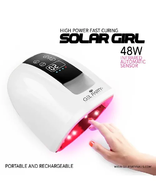 GEL PARTY SOLAR GIRL 48W Rechargeable UV/LED Lamp, photo 1